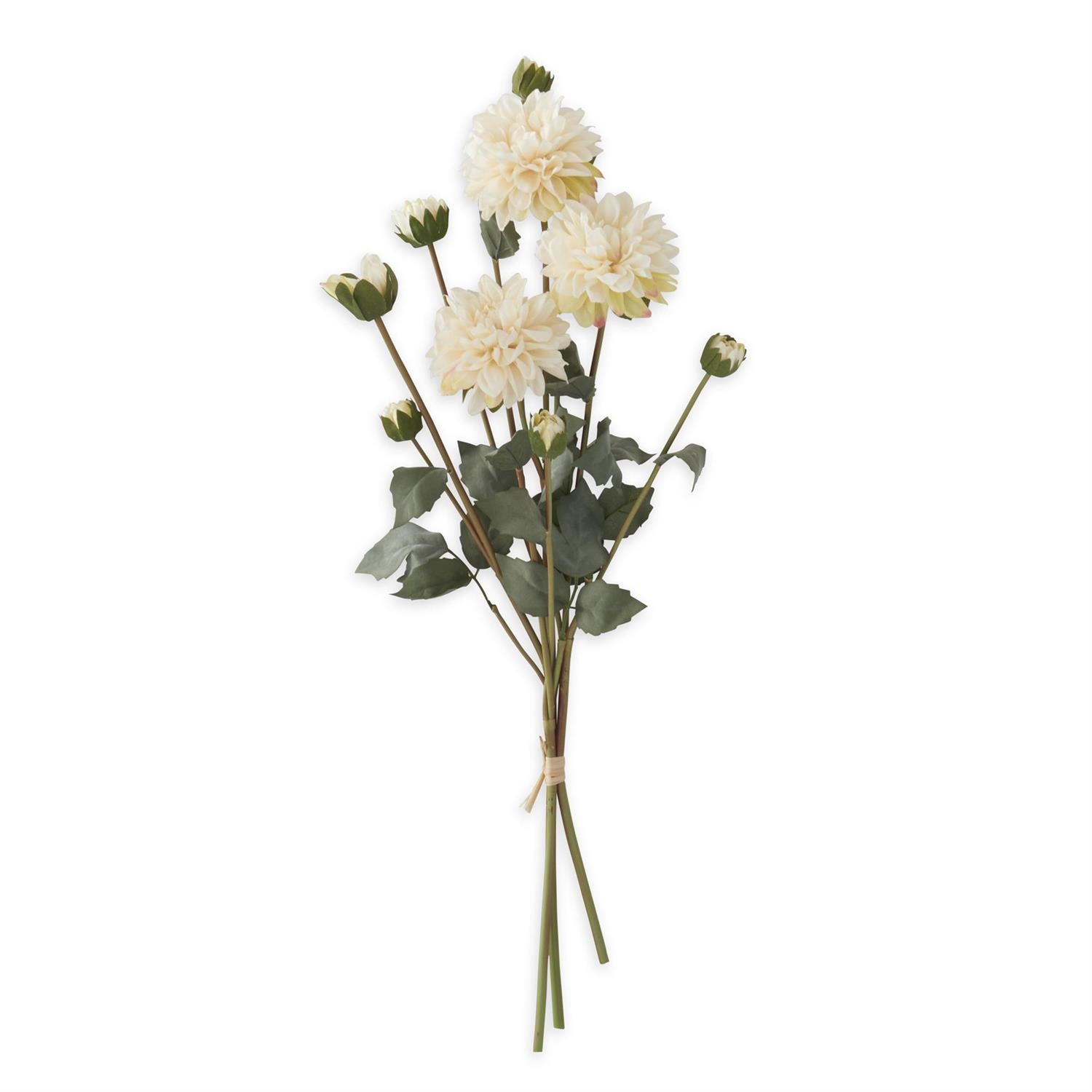 Faux Dried Dahlia Bundle | 3 Stems