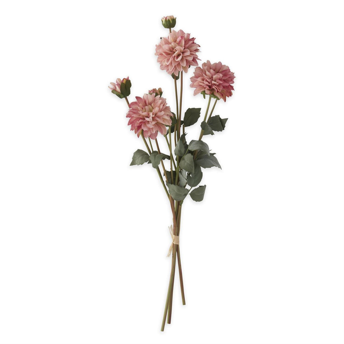 Faux Dried Dahlia Bundle | 3 Stems