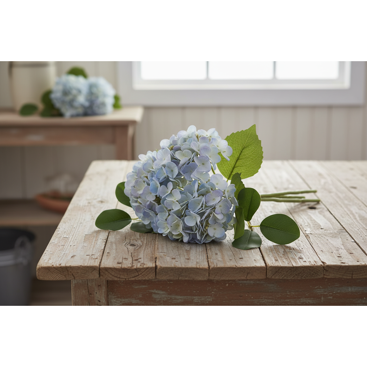 Real Touch Hydrangea Bundle | 4 Stem