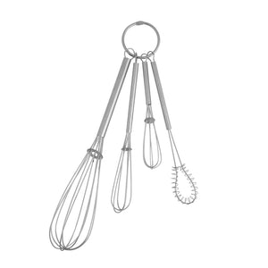 4-pc S/S Mini Whisk Set