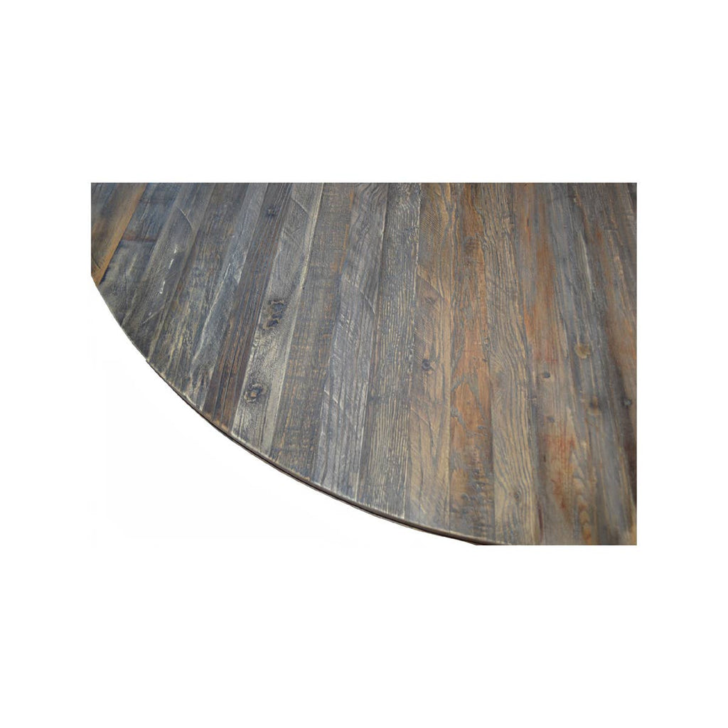 Reclaimed Elm Round Dining Table