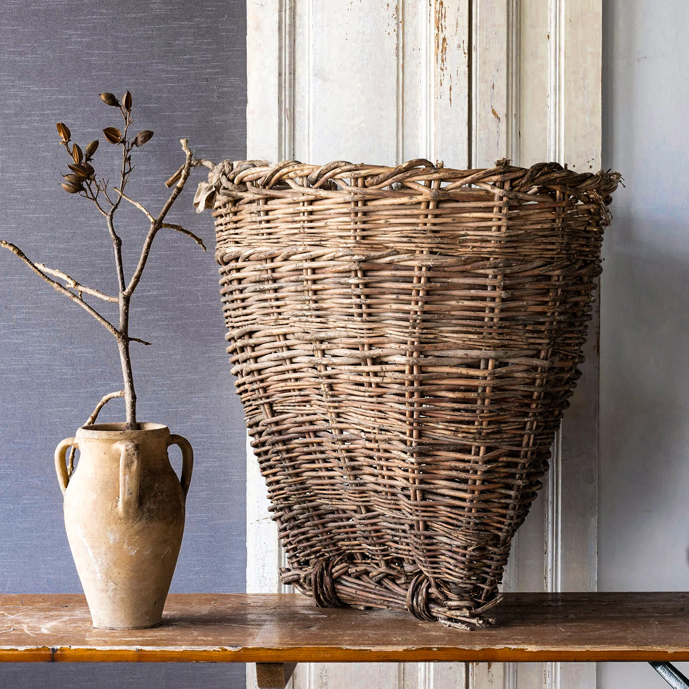 Ottoman Picking Basket