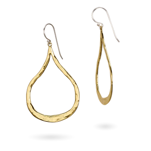 Swoon Earrings - Ceramic Coated Brass