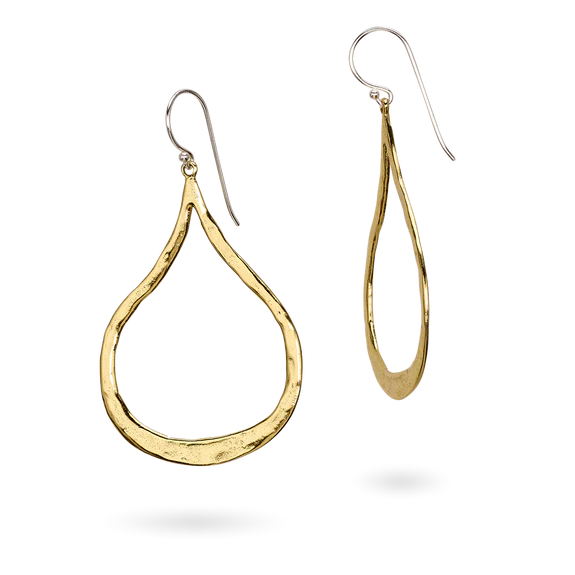Swoon Earrings - Ceramic Coated Brass