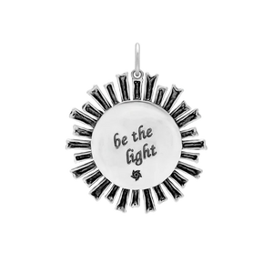 Be the Light Pendant | Sterling Silver