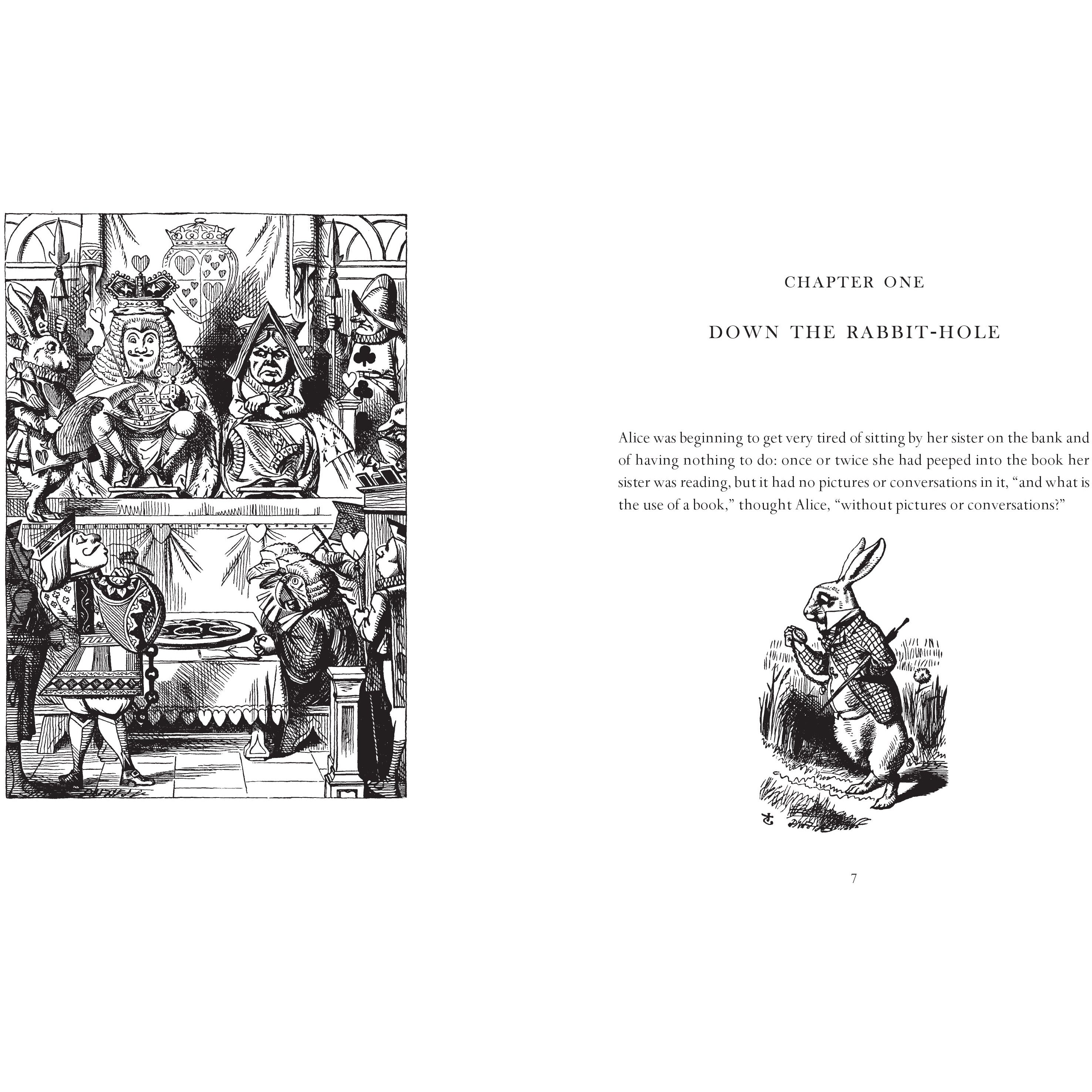Alice’s Adventures in Wonderland & Through the Looking Glass.