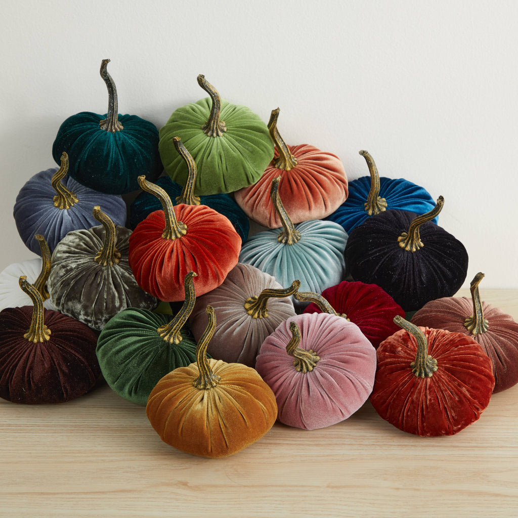 Velvet  Pumpkin | Small - Avocado