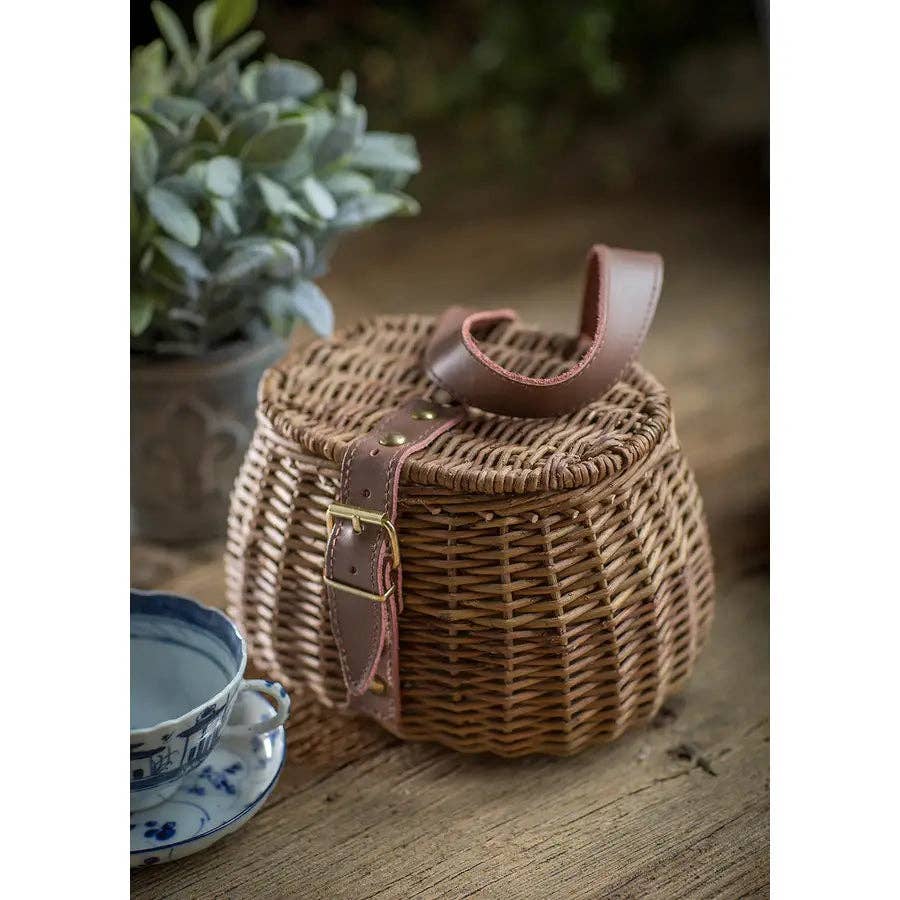 Wicker Fishing Basket | Small