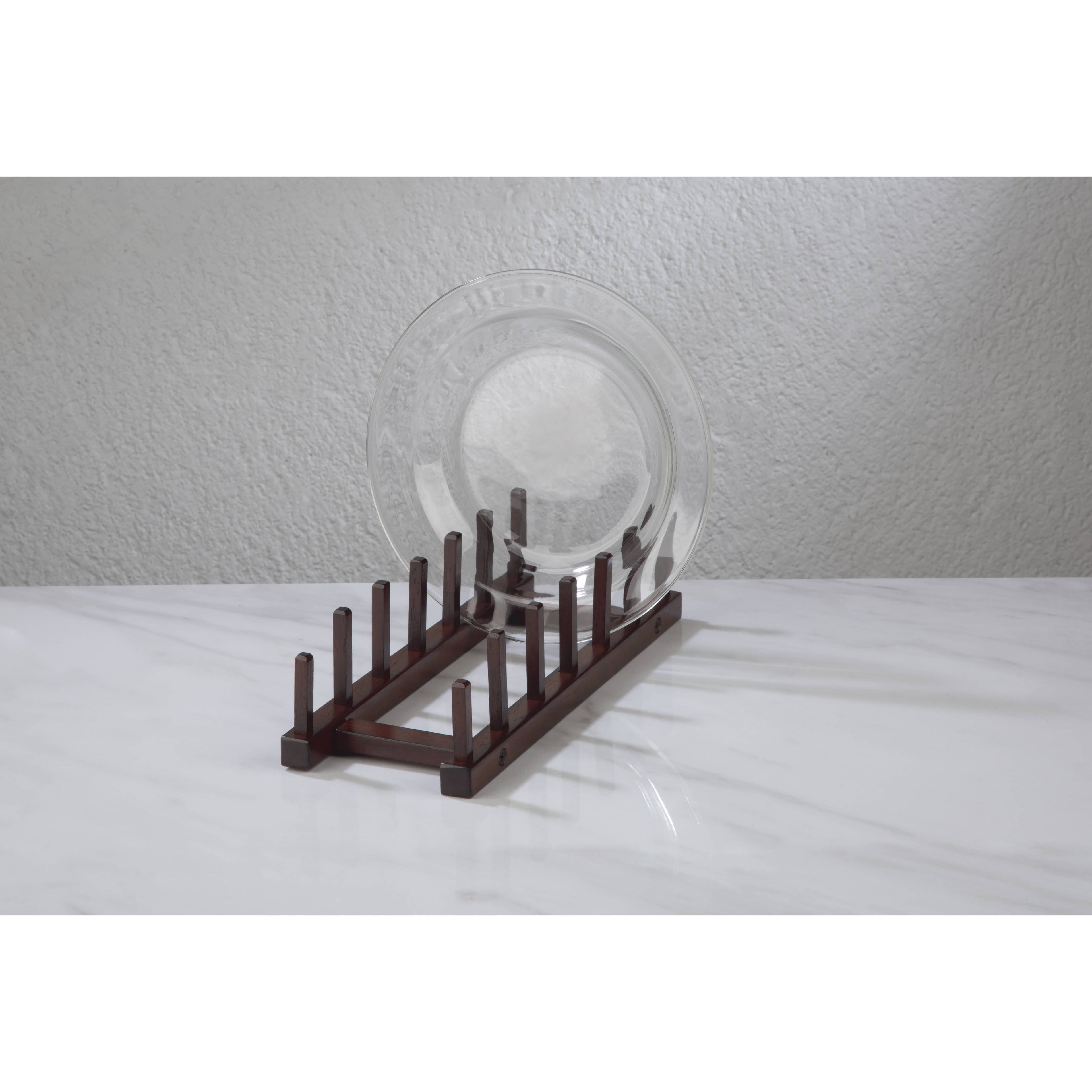 Wooden Plate Racks: Natural