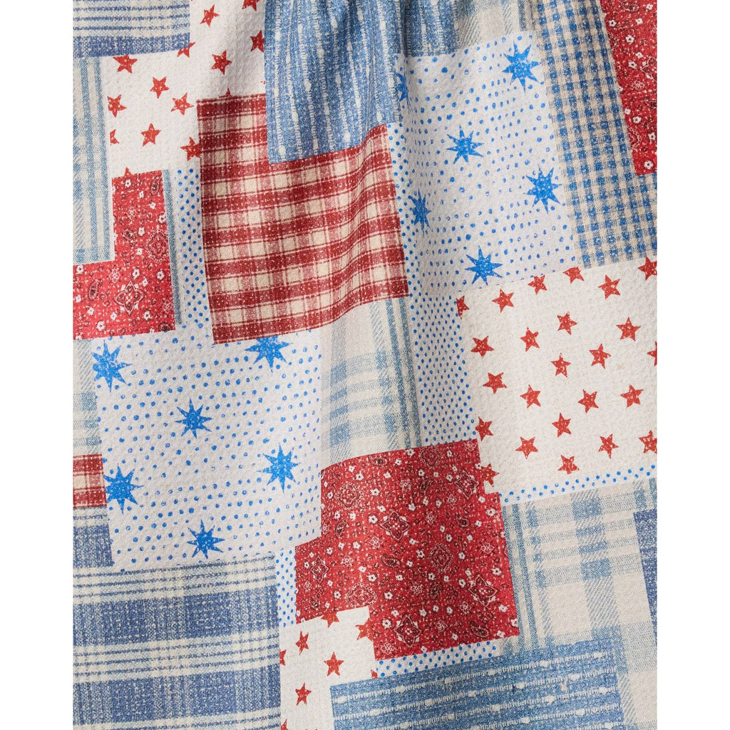 Geometry - Stars and Stitches Tea Towel