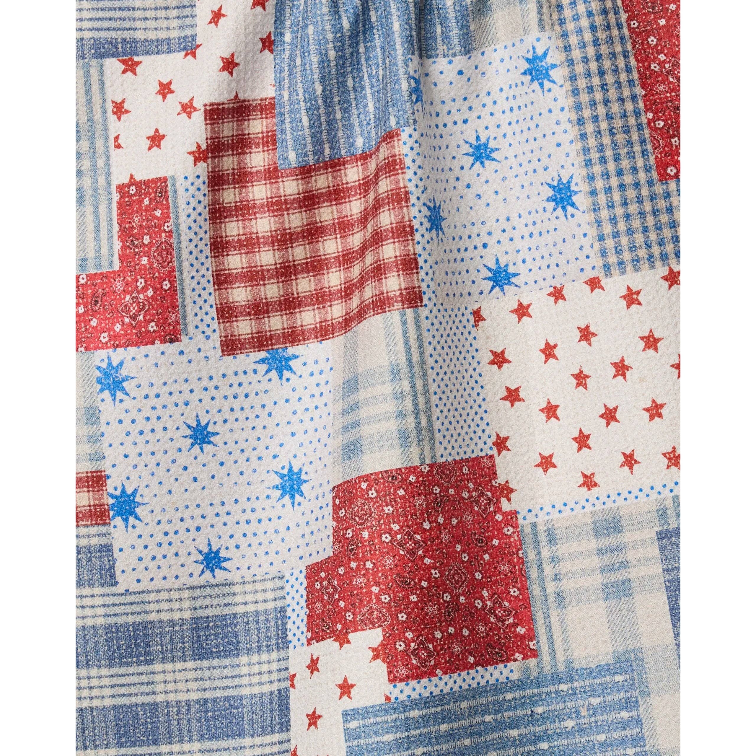 Geometry - Stars and Stitches Tea Towel