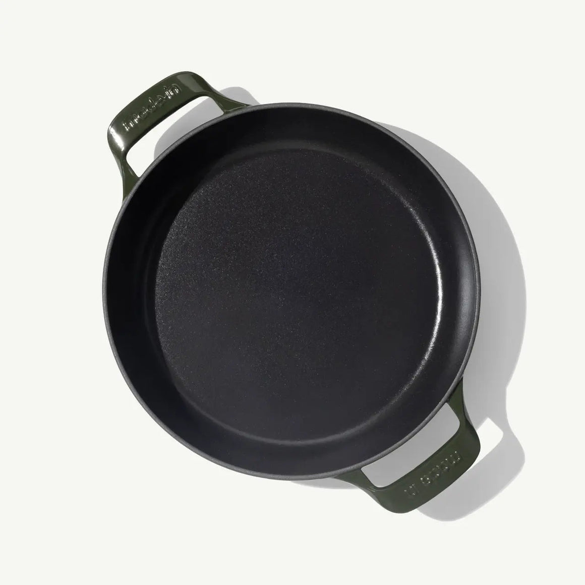 Enameled Cast Iron Braiser | Willow Green