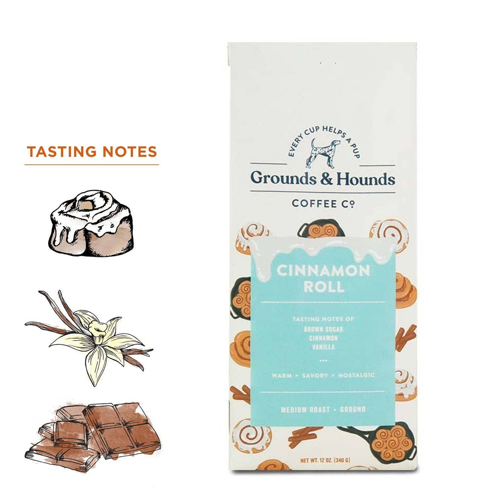 Grounds & Hounds Coffee Co. | Cinnamon Roll - Whole Bean