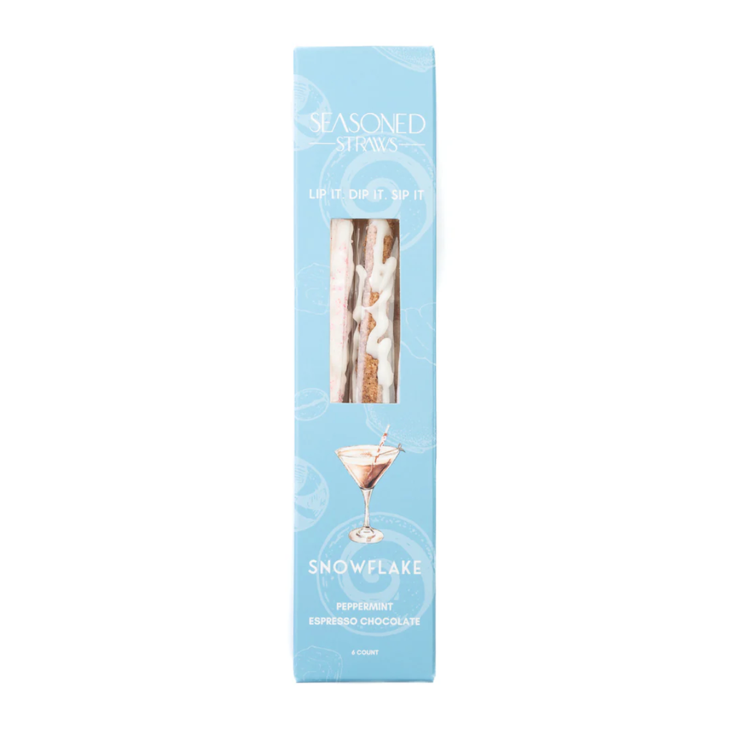 Seasoned Straws | Snowflake