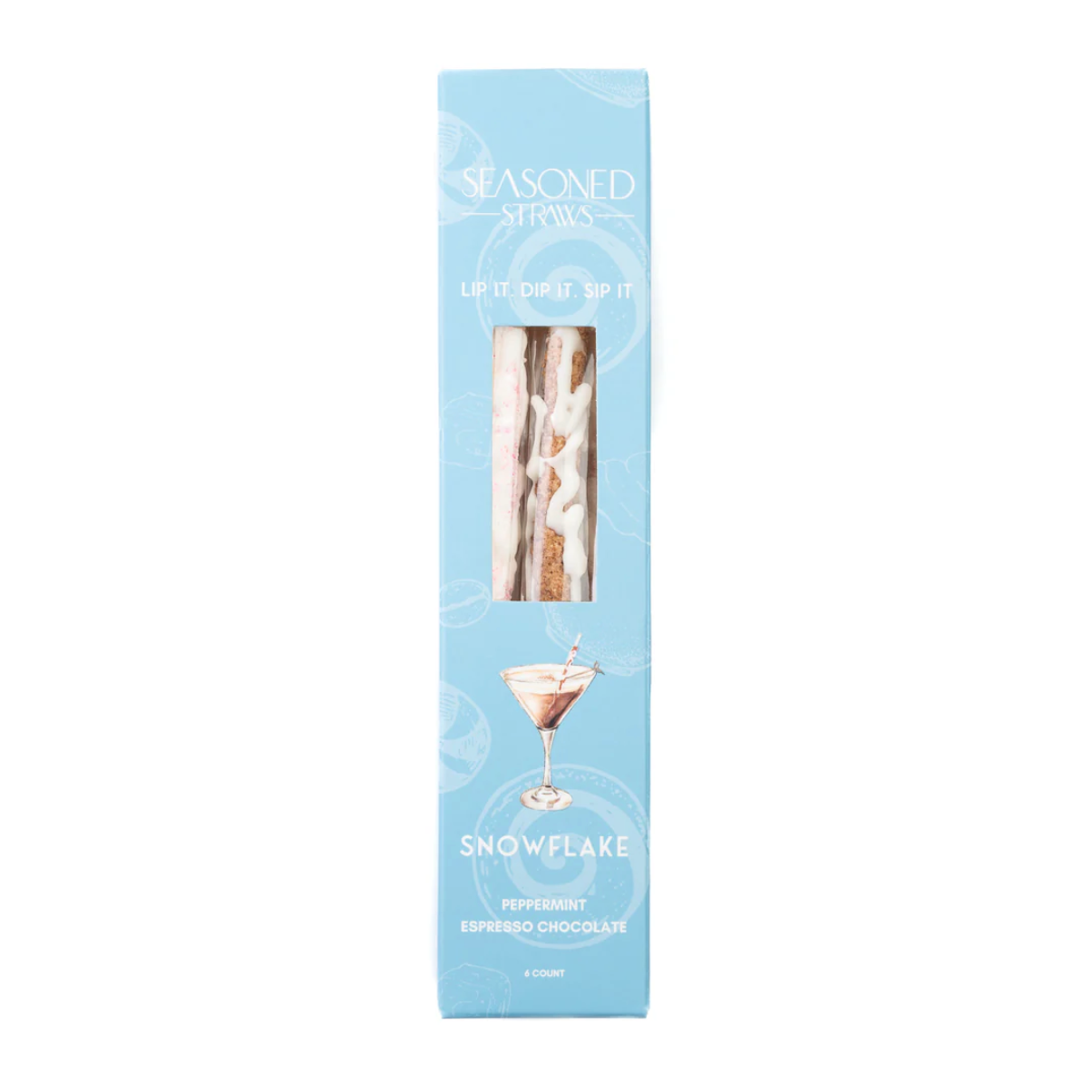 Seasoned Straws | Snowflake