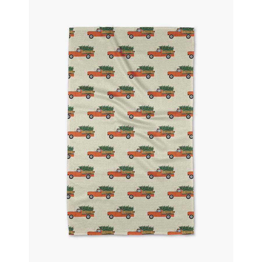 Geometry Tea Towel | Christmas Ride
