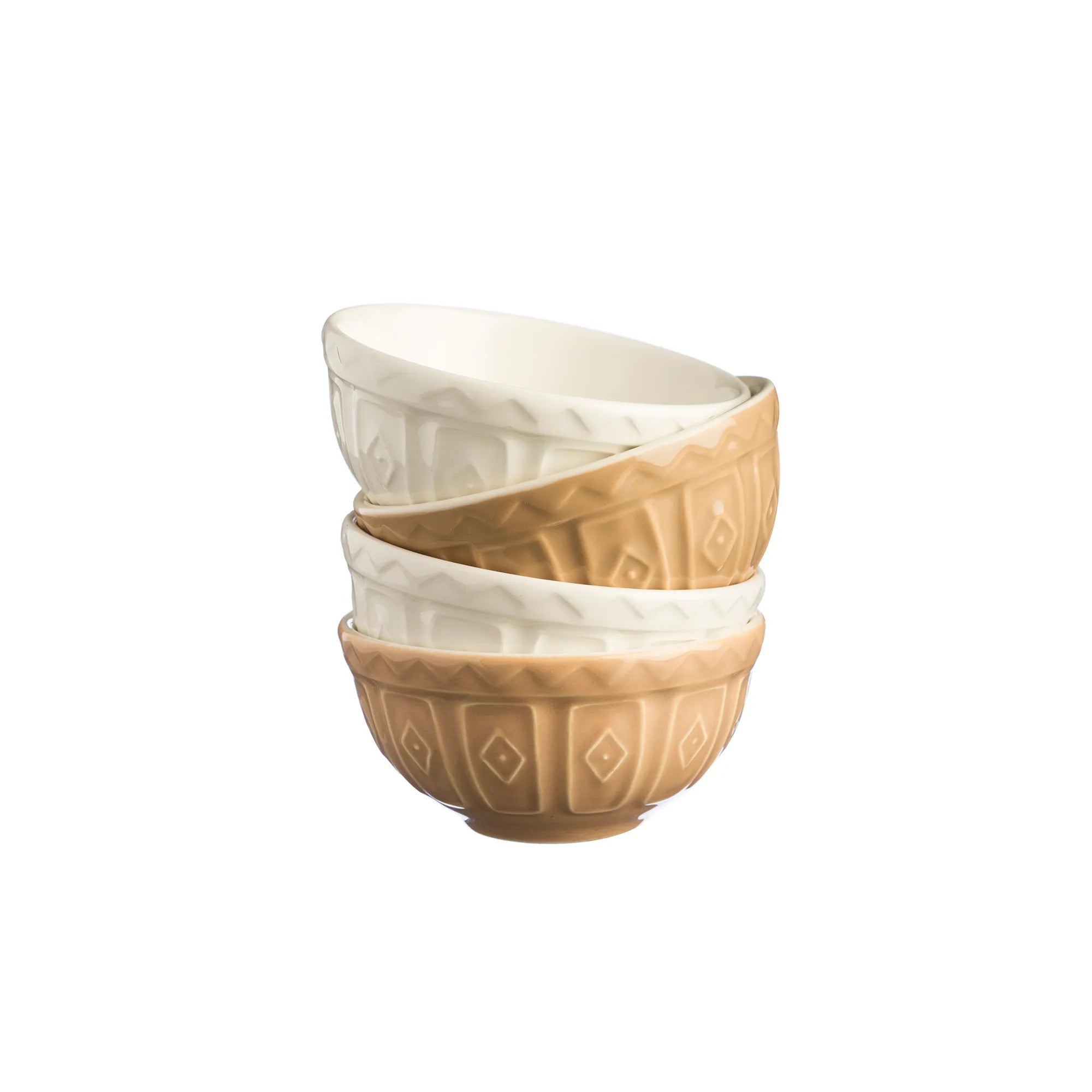 Mason Cash | S/4 Prep Bowls | Cane & Cream