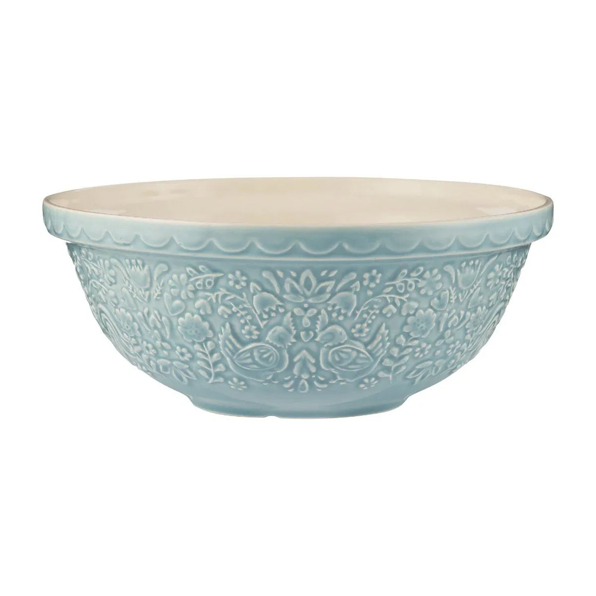 Mason Cash | Home to Roost Mixing Bowl | Cornflower | 2.85 Quart (S18)