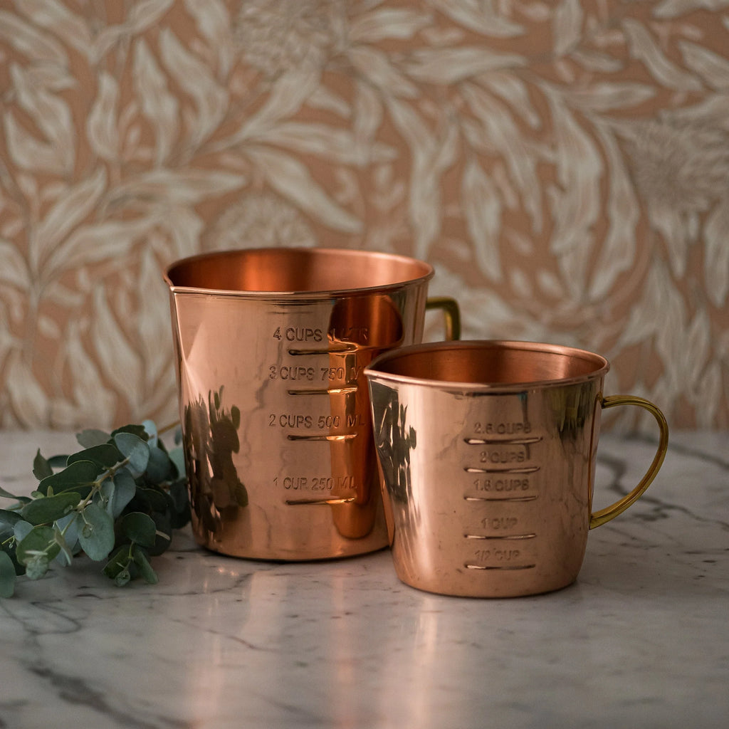 Copper Liquid Measuring Cup - 4 Cup