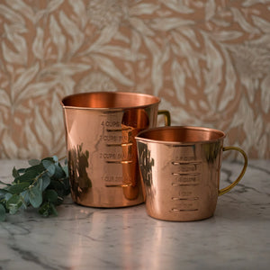 Copper Liquid Measuring Cup - 4 Cup