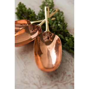 S/3 Copper Measuring Scoops