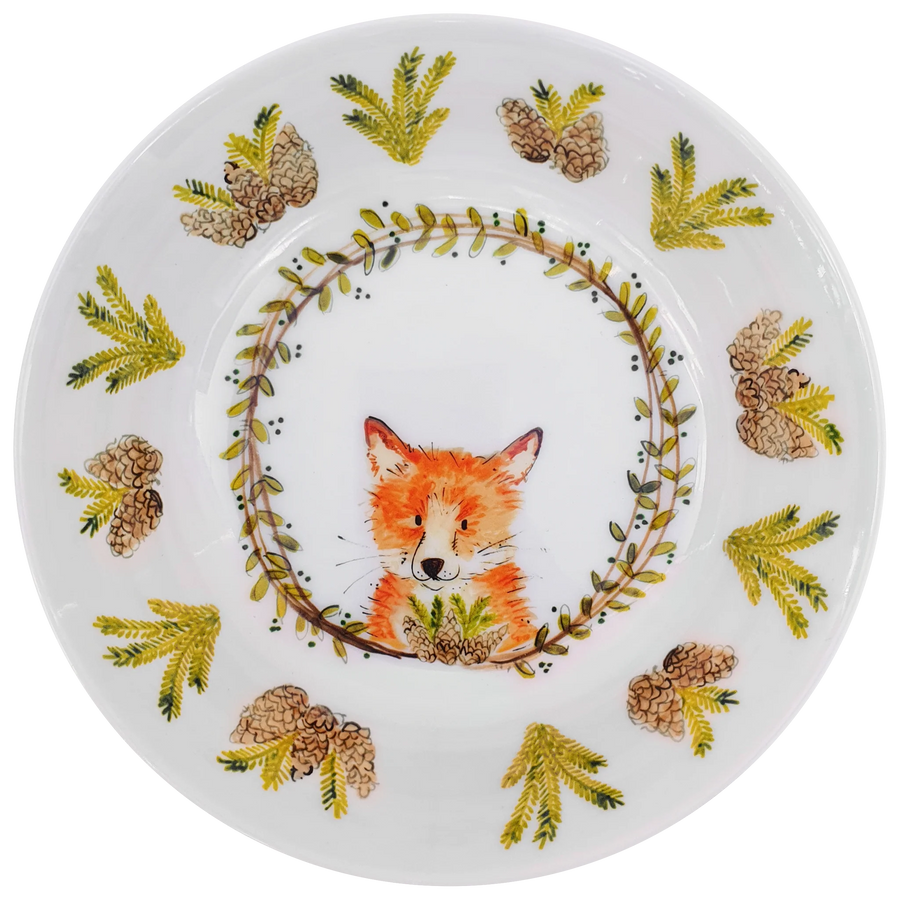 Cute Melamine Bowl | Woodland Creatures