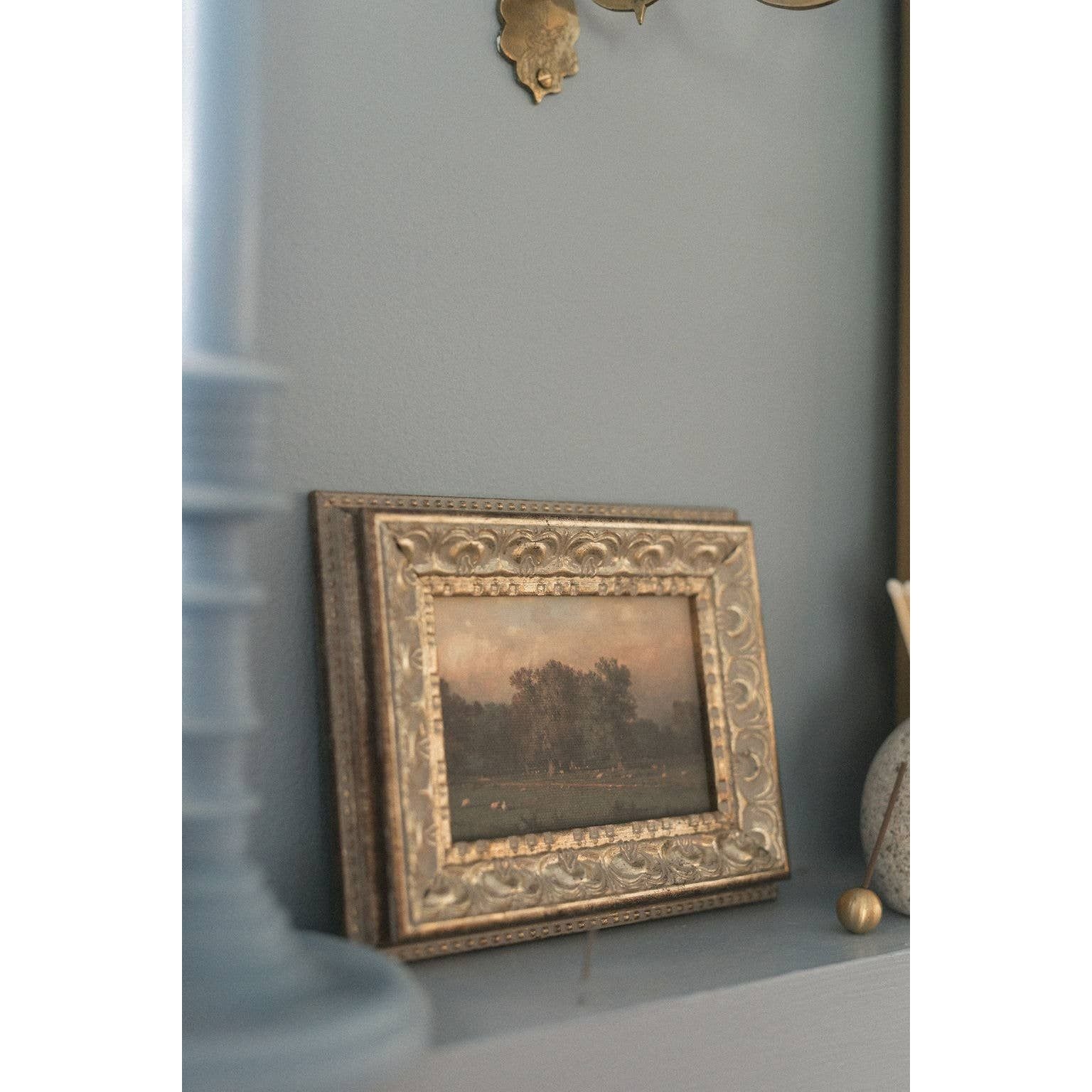Framed Antique Art | Sheep Farm - 7x5
