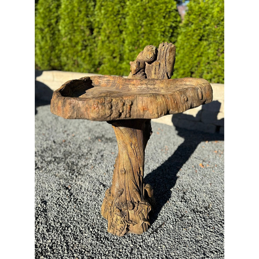 Squirrel Birdbath