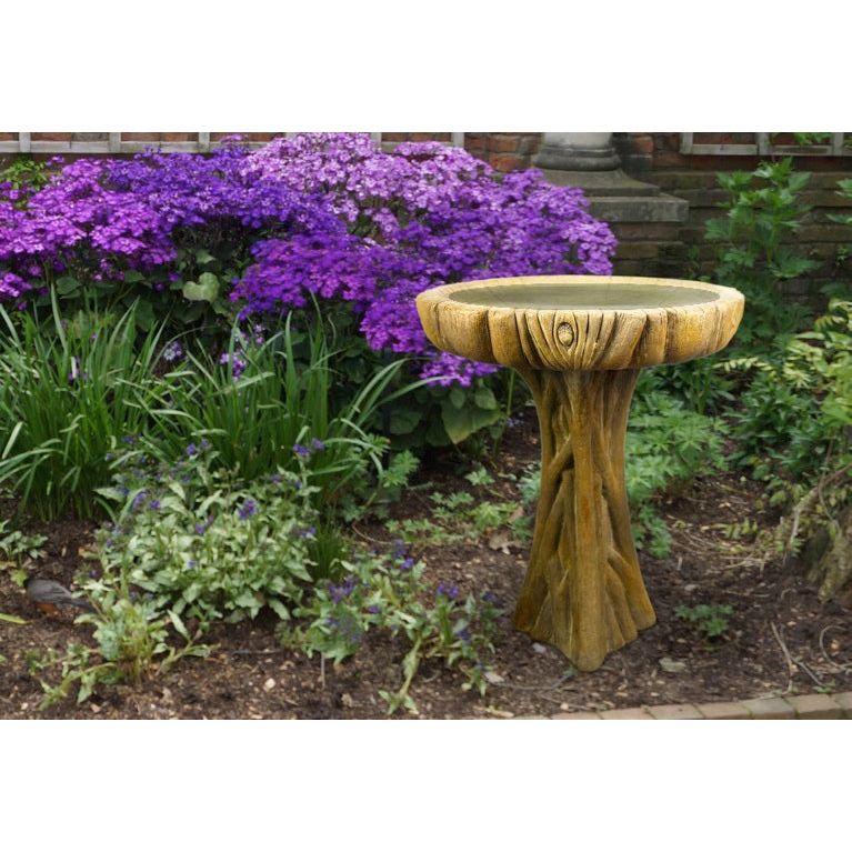 Driftwood Birdbath