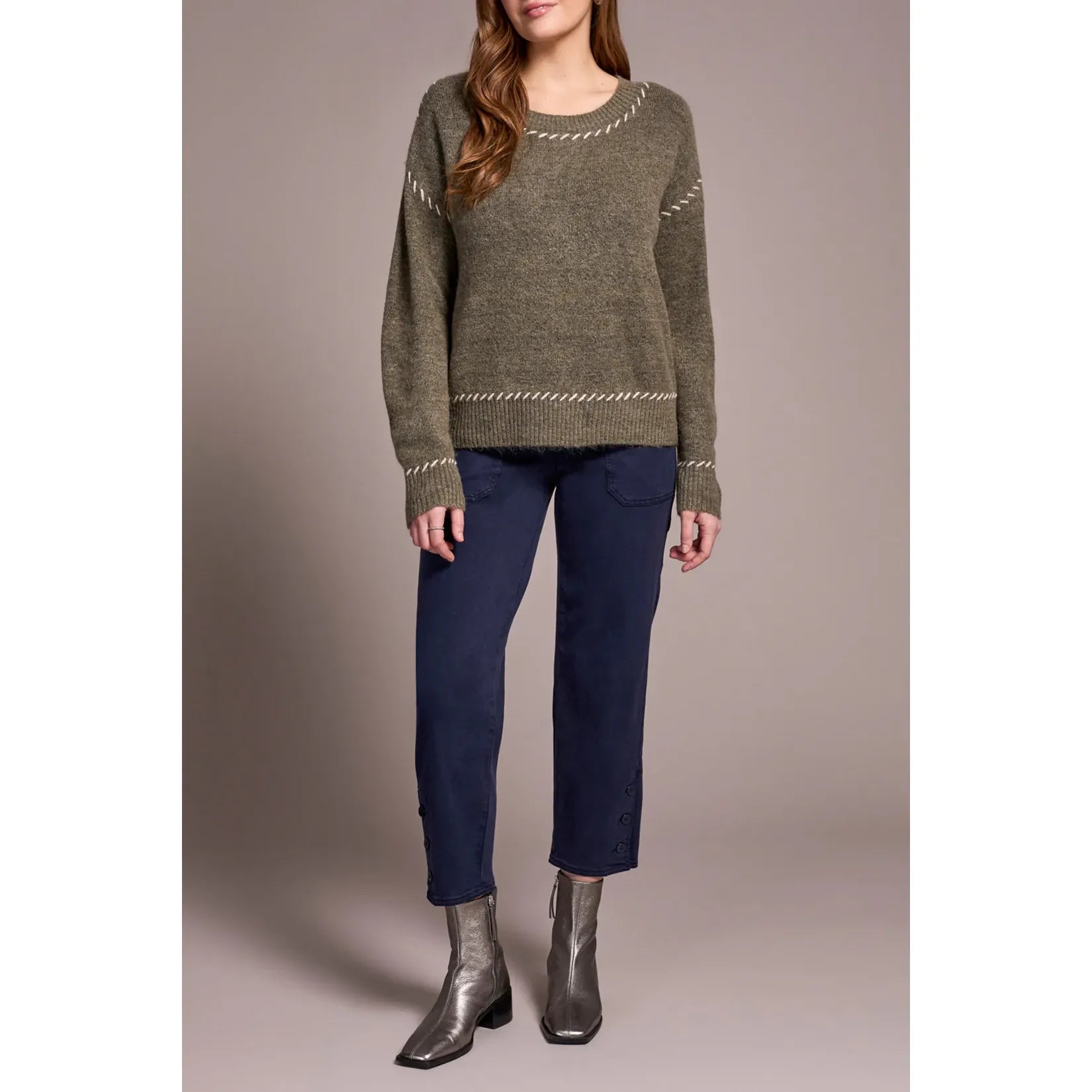 L/S Crew Neck Sweater | Ivy Mix