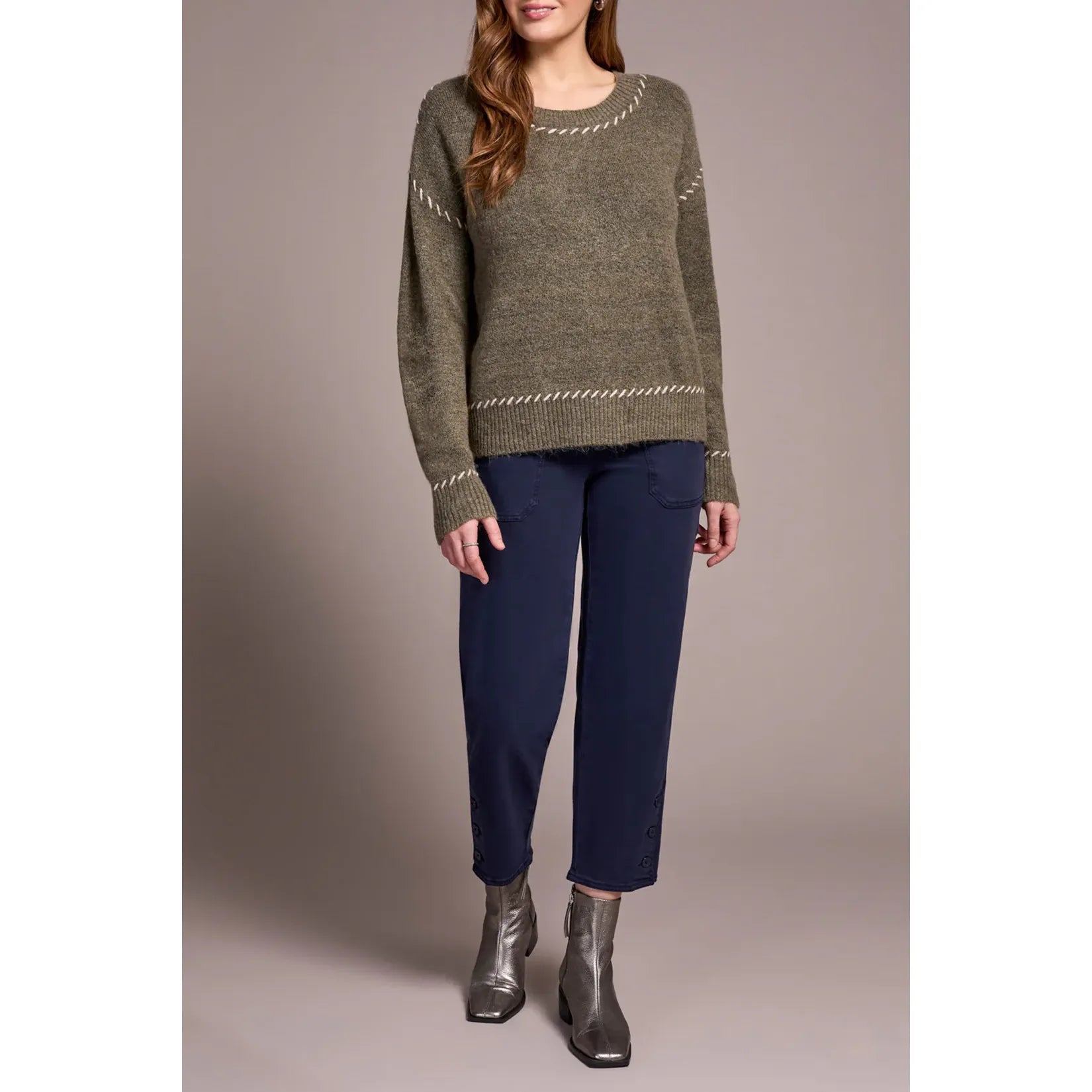 L/S Crew Neck Sweater | Ivy Mix
