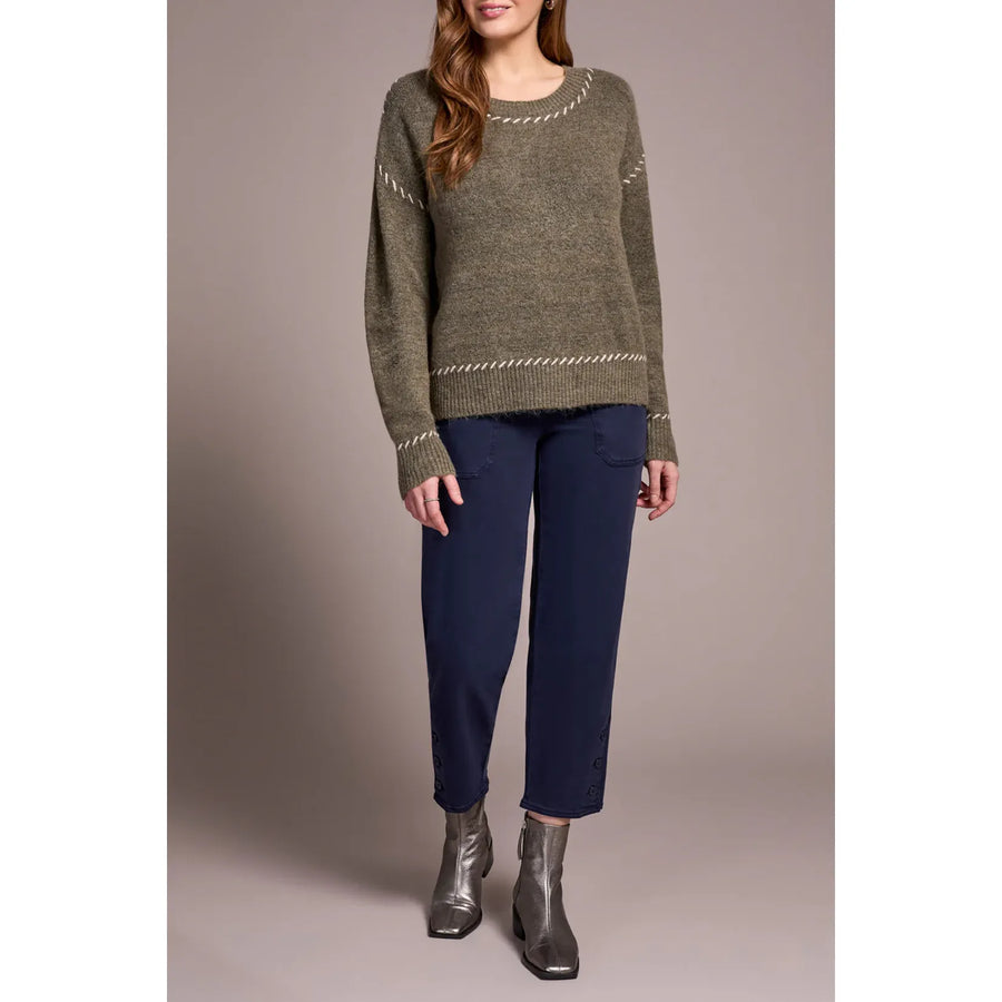L/S Crew Neck Sweater | Ivy Mix