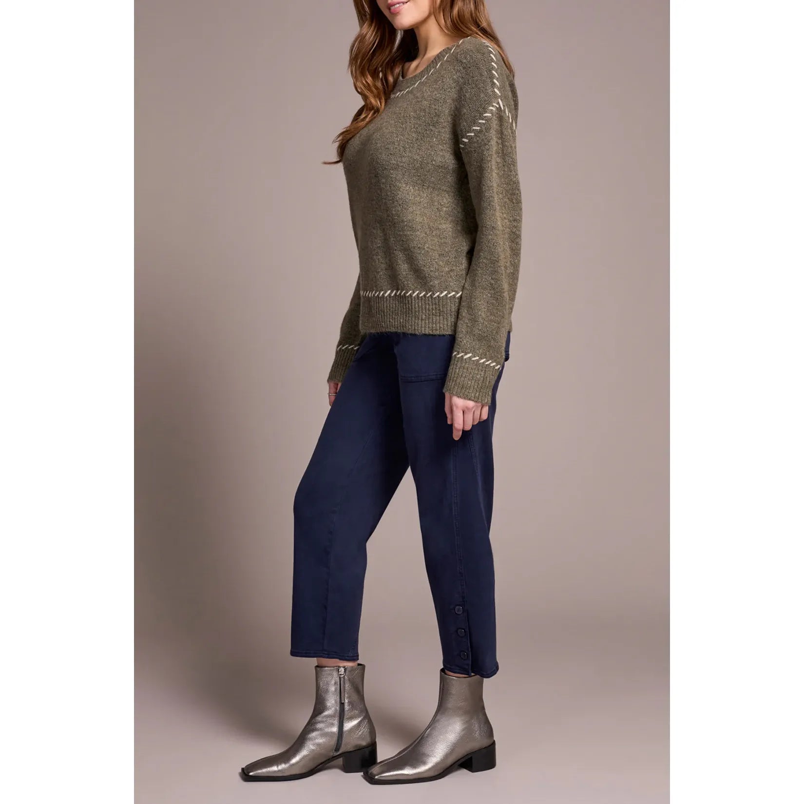 L/S Crew Neck Sweater | Ivy Mix