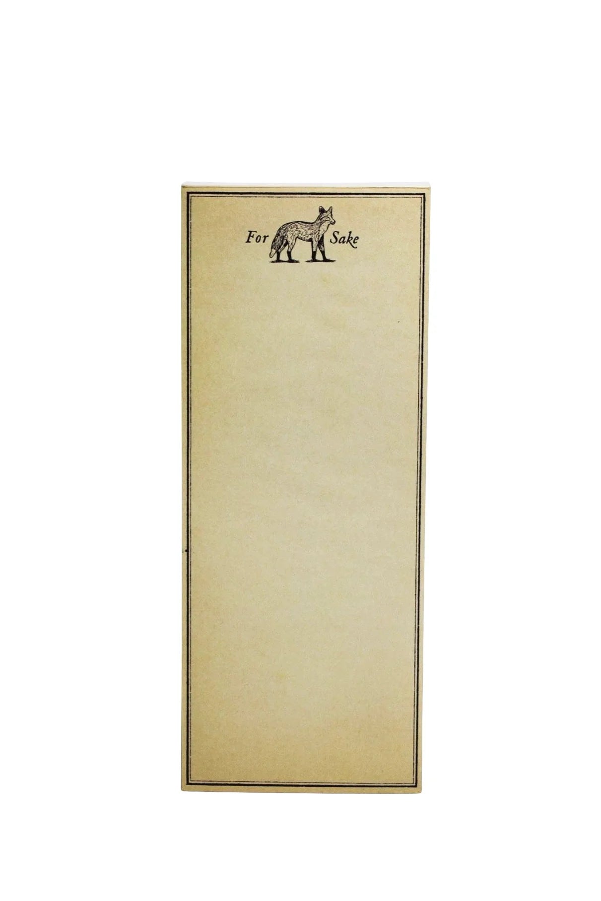 Skinny Notepad | For Fox Sake