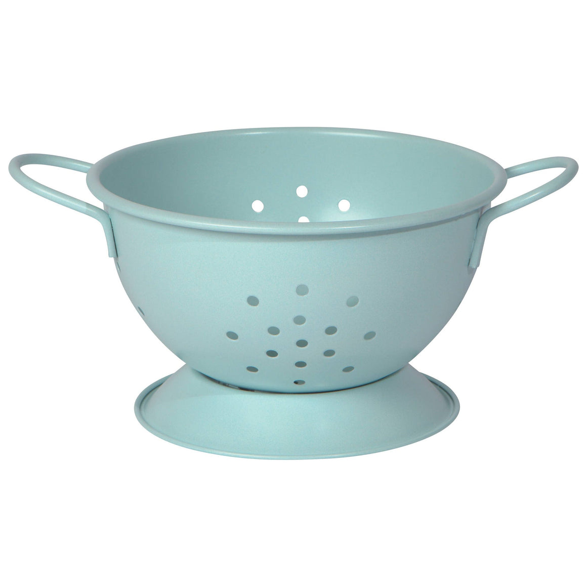 Matte Steel Colander - Small | Robins Egg Blue