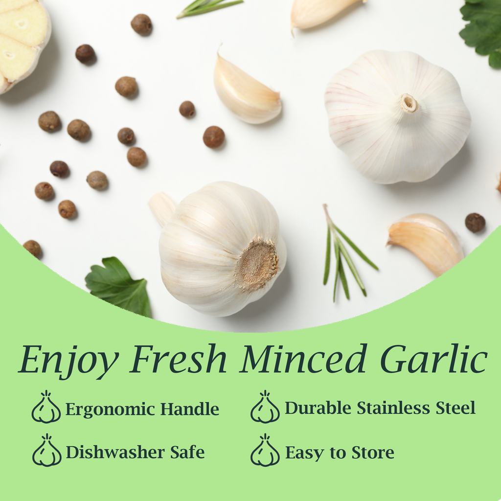Fox Run Brands - Fox Run Stainless Steel Garlic Rocker Press, Garlic Mincer