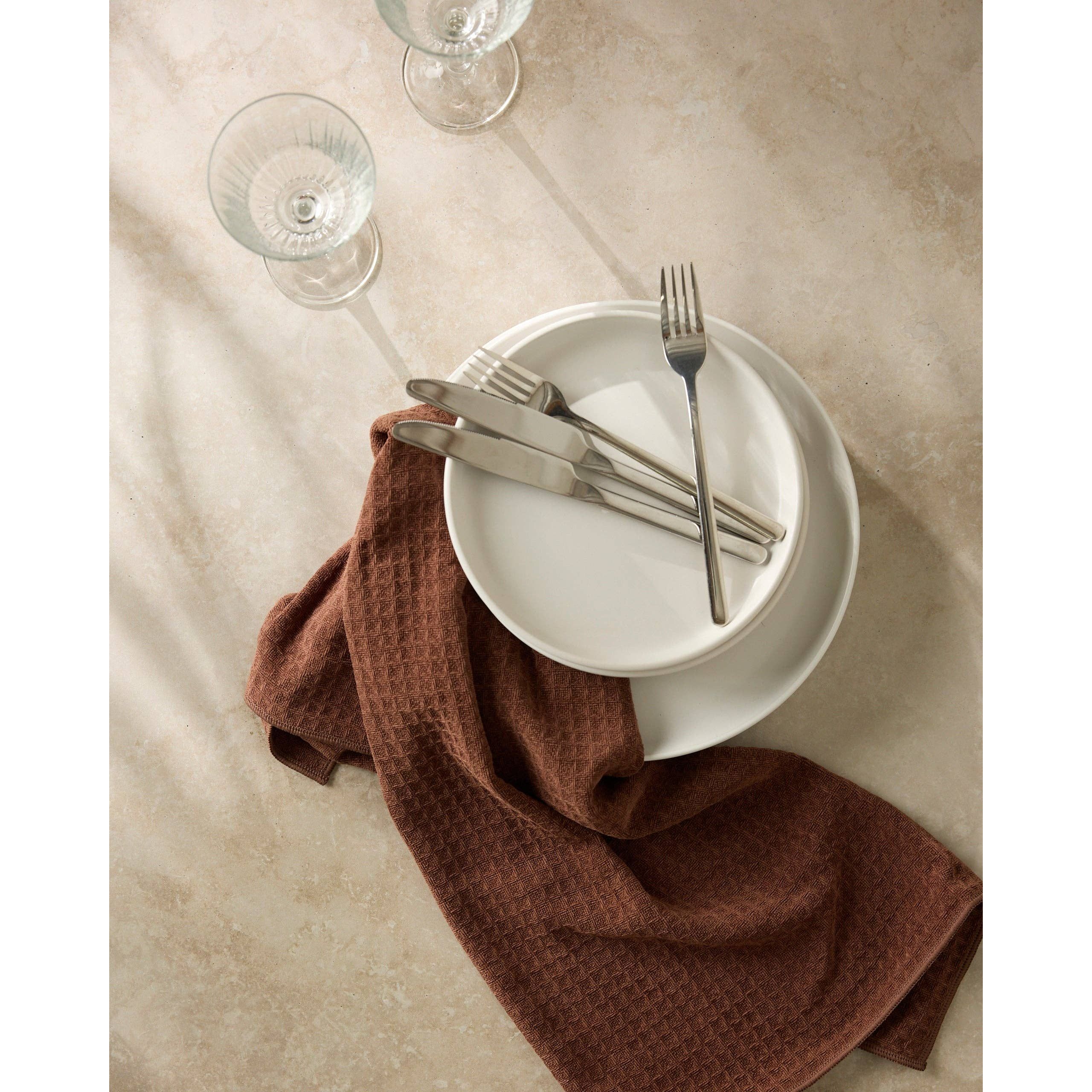 Geometry Truffle Hand Towel | Maple