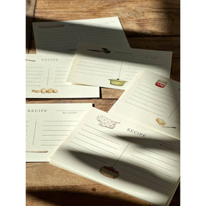 Hand Illustrated Recipe Card Box Set