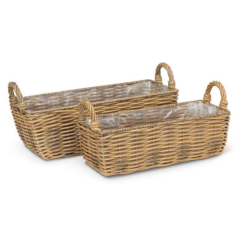 Rectangle Basket w/Handle