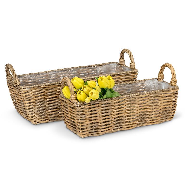 Rectangle Basket w/Handle