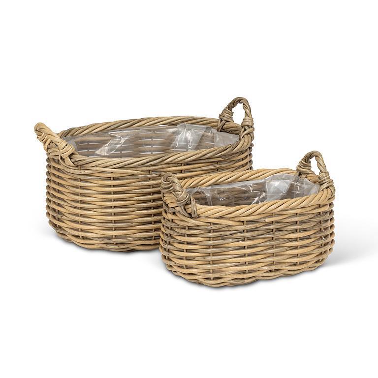Oval Basket w/Handle