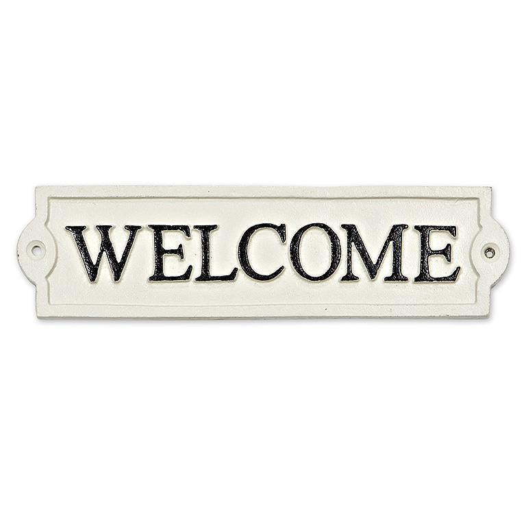 Cast Iron Sign | Welcome