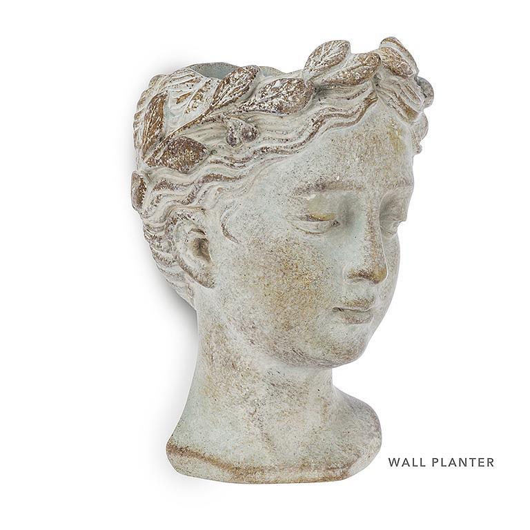 Goddess Head Wall Planter | Small