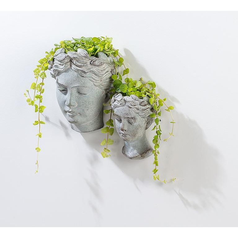 Goddess Head Wall Planter | Small