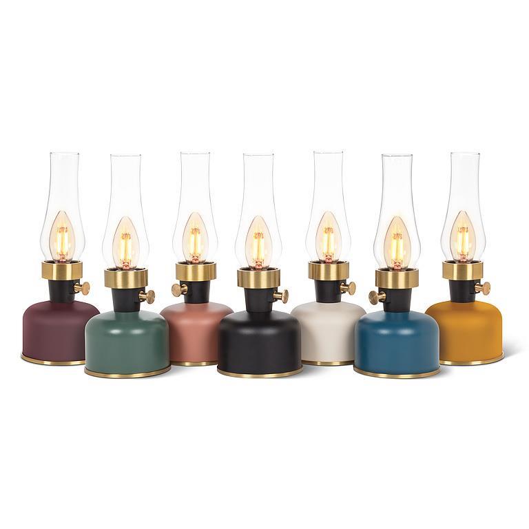 Lantern LED Lamp w/Chimney