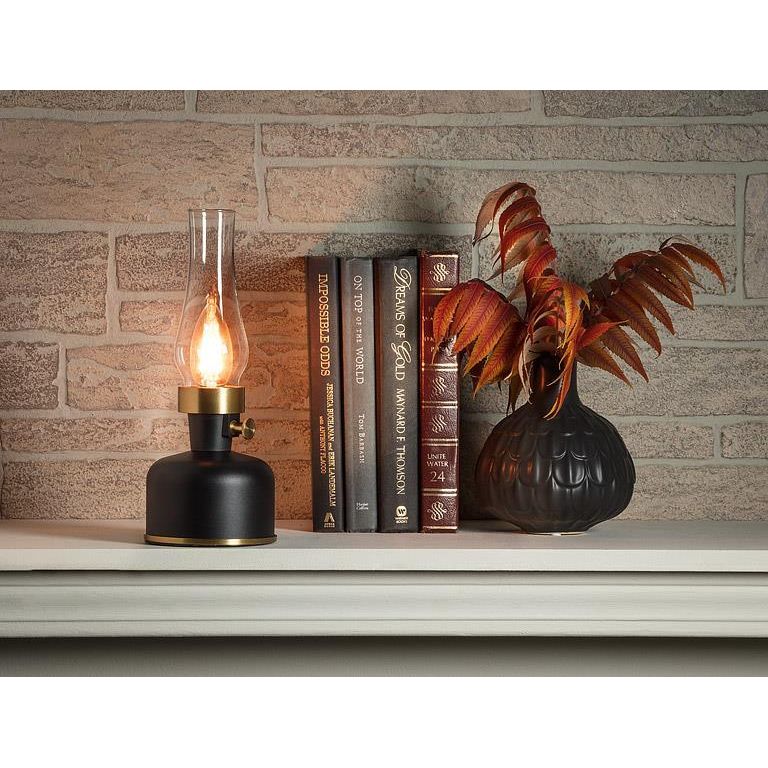 Lantern LED Lamp w/Chimney