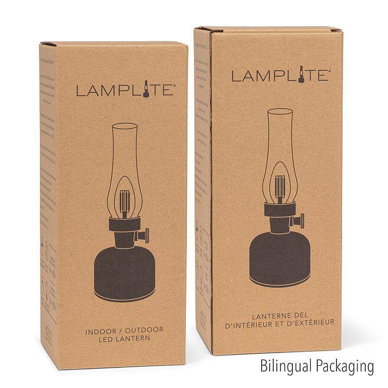 Lantern LED Lamp w/Chimney
