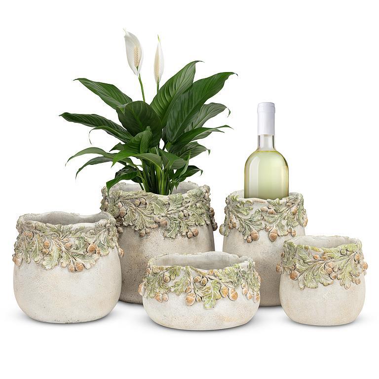 Oak Leaves & Acorns Vase/Cooler