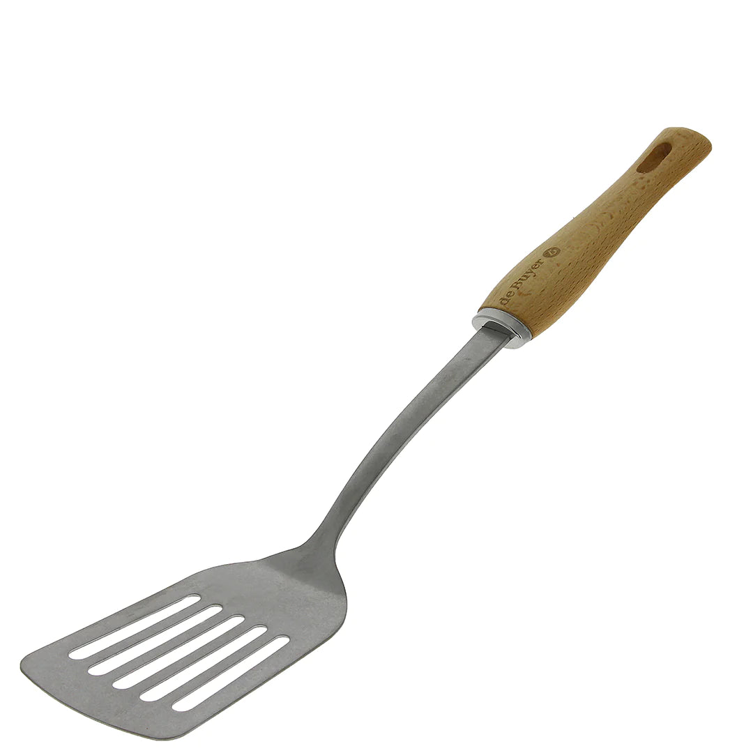 B Bois | S/S Slotted Spatula w/Wood Handle