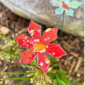 Copper Enamel Flower | Medium
